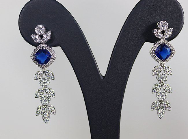 Luxury Bee Elixir Necklace Set for Women- Cubic Zircon- Party Jewelry Set-Blue Reach - Luxury Bee